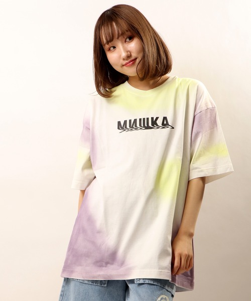 「MISHKA」 半袖Tシャツ X-LARGE オフホワイト メンズ_画像3
