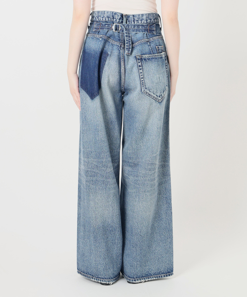 NEEDBY heritage（ニードバイヘリテージ） ワイドパンツ ジーンズ