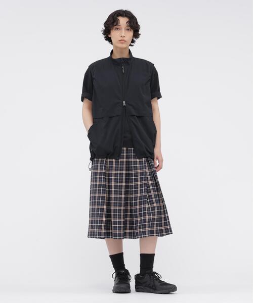 MARGARET HOWELL（マーガレットハウエル） スカート WOOL LINEN CHECK