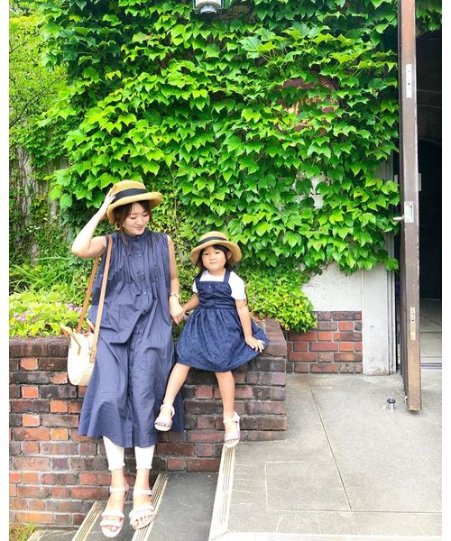 14+ 帽子 ハット KIDS セーラーリボン麦わらハット キッズ 子供