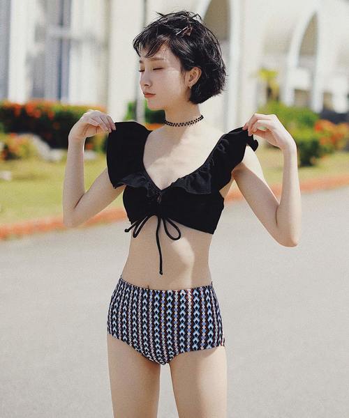 水着 3点セット フリルカラー ドロストスイムウェア Zozotown Paypayモール店 通販 Paypayモール