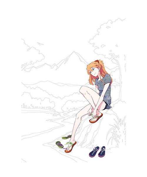 RADIO EVA tシャツ RADIO EVA 301 CHASKI T-shirt メンズ レディース