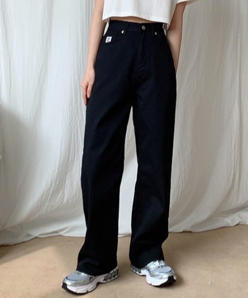 パンツ デニム ジーンズ 「muah muah/ムーアムーア」WIDE COTTON