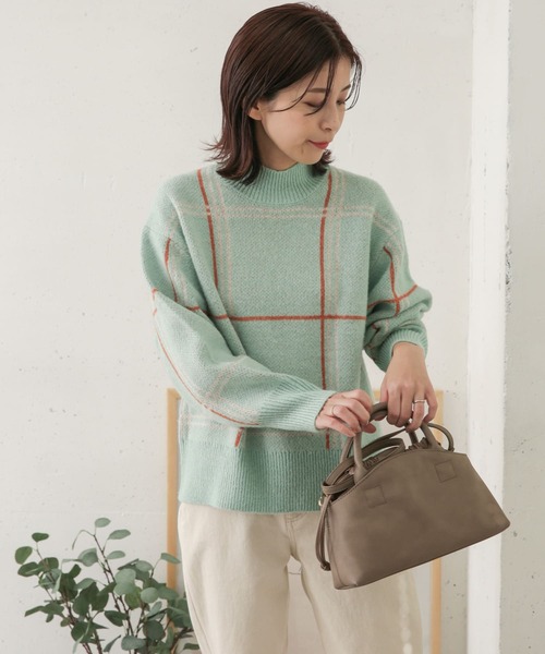 正規品好評 ニット - 通販 - PayPayモール カラーチェックニット ZOZOTOWN PayPayモール店 得価品質保証