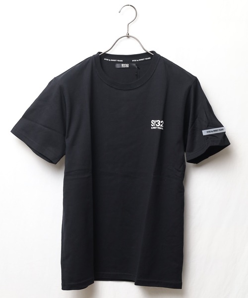 SY32 BY SWEET YEARS ブラック M シャツ SY32 by SWEET YEARS tシャツ /SY32 YEARS/BOX LOGO BACK PRINT