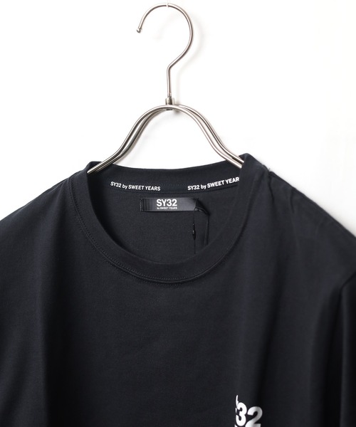 SY32 by SWEET YEARS tシャツ /SY32 YEARS/BOX LOGO BACK PRINT
