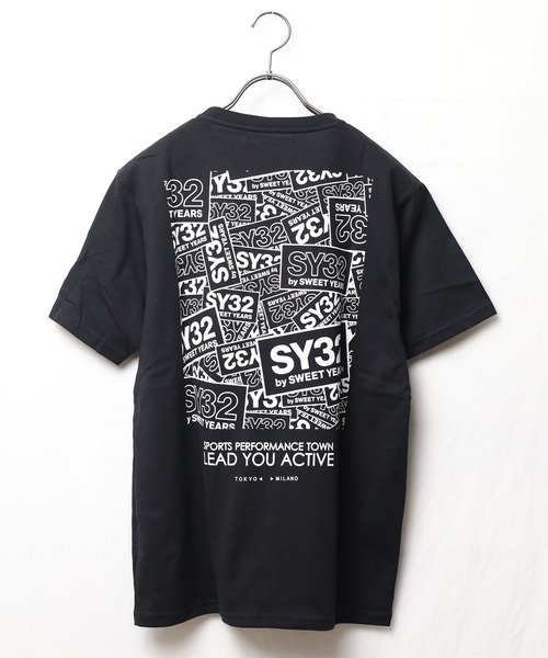 SY32 by SWEET YEARS tシャツ /SY32 YEARS/BOX LOGO BACK PRINT