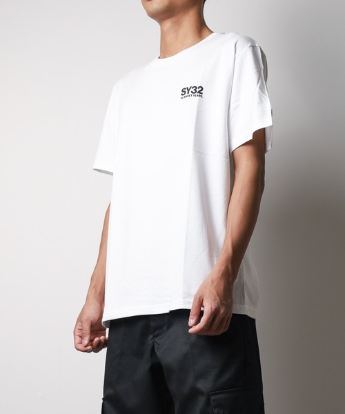 SY32 by SWEET YEARS tシャツ /SY32 YEARS/BOX LOGO BACK PRINT