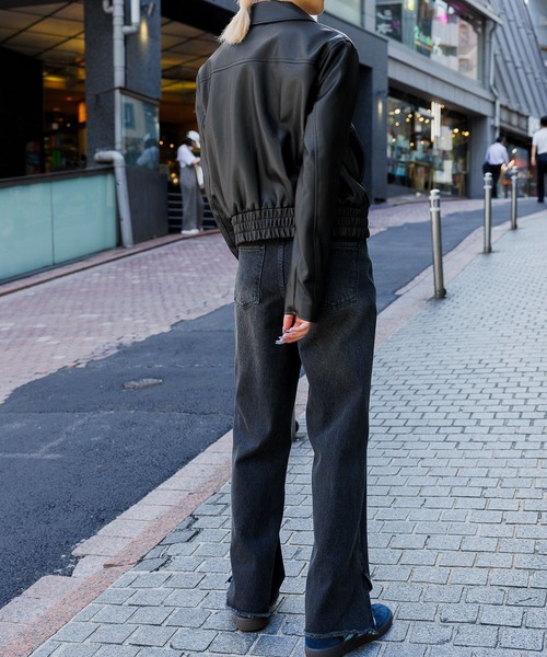 LADY VOLUME レザージャケット ライダース Lady Volume／9020 ZIP