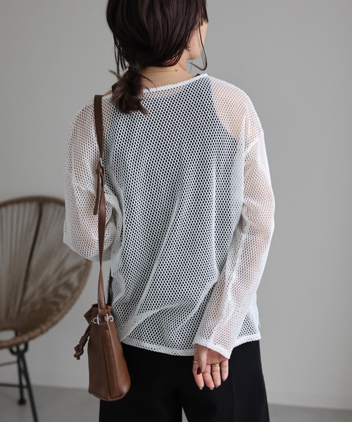 Open Aesthetic メッシュ 2ピーストップ – サイズ S ap retro メッシュオーバーサイズトップス レディース : ZOZOTOWN
