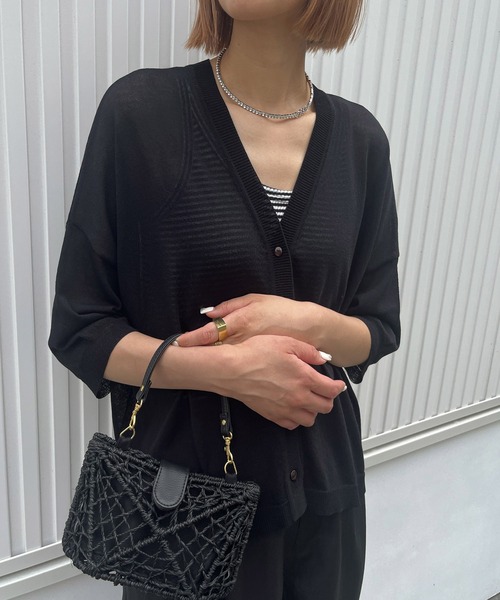 BAGMATI レザーコンビミニショルダーバッグ The Bagmati ショルダーバッグ バッグ 「BAGMATI」レザー