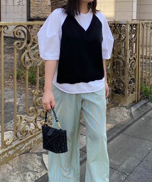BAGMATI レザーコンビミニショルダーバッグ The Bagmati ショルダーバッグ バッグ 「BAGMATI」レザー