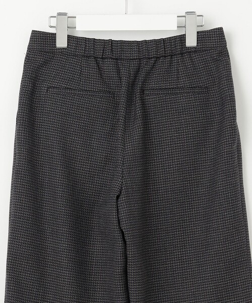 パンツ T/W 杢 ライトツイード セミワイド レディース