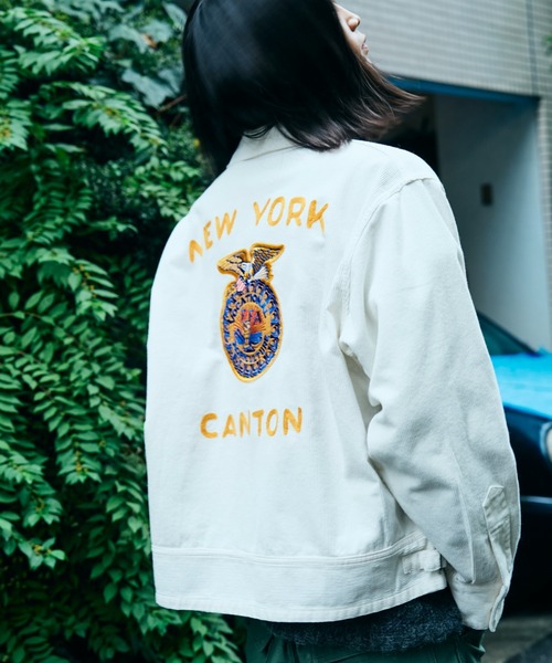 【極美品】THRIFTY LOOK FFAジャケット NEW YORK Lサイズ THRIFTY LOOK / FFA JACKET NEWYORK CANTON