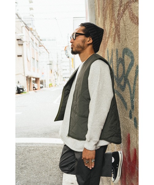 BIG MIKE（ビッグマイク） ベスト ジレ キルティングフリーザベスト