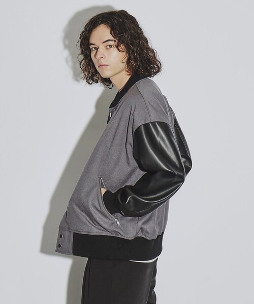 Takeo Kikuchi スタジャン tk.TAKEO KIKUCHI スタジャン TRツイルスタジャン メンズ
