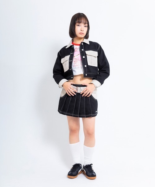 コート アウター ANNA SUI NYC ツートーン ツイルジャケット 「SP