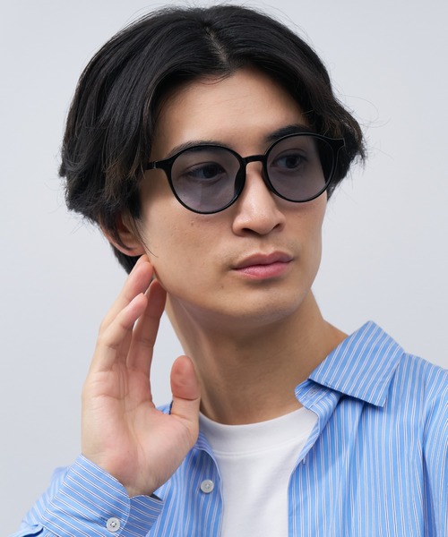 注目ブランド/BLANK SUNGLASSES/RIMLESS.サングラス/ギフト可能 Zoff サングラス ボストン型 サングラス｜クリアフレーム｜Zoff