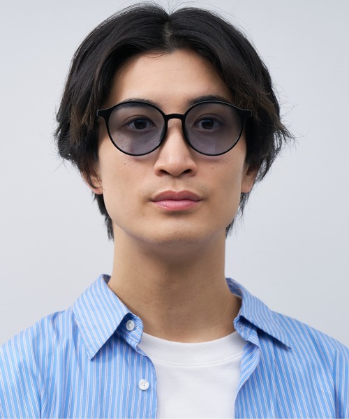 UNITED ARROWS ×Zoff ボストン型サングラス クリア グレージュ ボストン型 サングラス｜クリアフレーム｜Zoff｜UNITED ARROWS