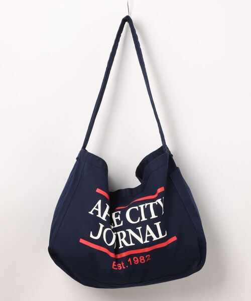 タグ付新品　Parrott Canvas Newspaper Bag ネイビー PARROTT CANVAS - タグ付新品 Parrott Canvas Newspaper Bag