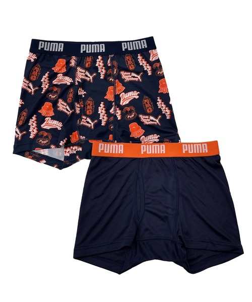 PUMA（プーマ） ボクサーパンツ 子供用 ボクサーパンツ 前開き 2枚