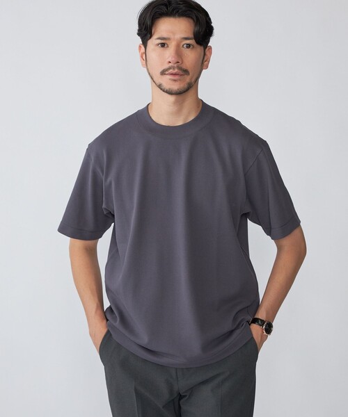 SHIPS: カノコ コンフォートネック ロングスリーブ Tシャツ SHIPS｜SHIPS: カノコ コンフォートネック ロングスリーブ T