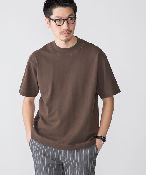 SHIPS tシャツ SHIPS: カノコ コンフォート ネック Tシャツ
