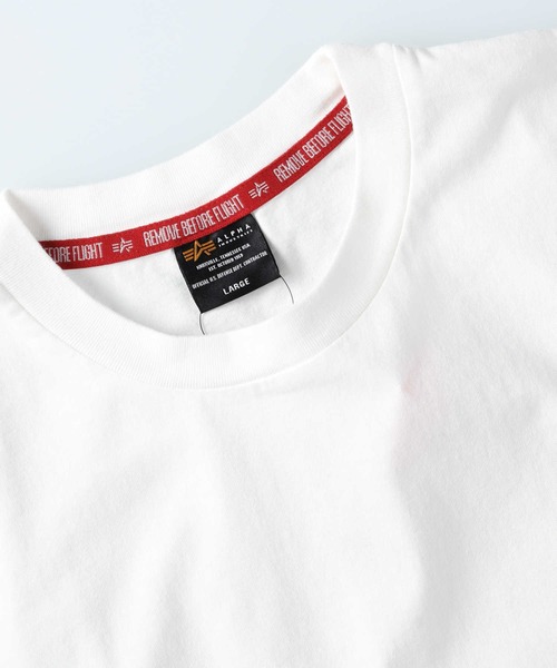 Alpha Industries tシャツ 「ALPHA」ALPHAバックプリントT
