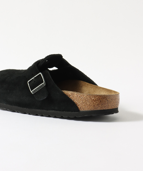 BIRKENSTOCK サンダル (ビルケンシュトック) BOSTON BLACK SUEDE