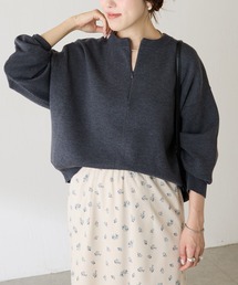 COLLAGE GALLARDAGALANTE ジップスウェットライクニット COLLAGE GALLARDAGALANTE｜ジップスウェットライクニット