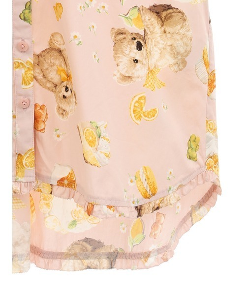 【超美品】ピンクハウス ハニーレモンテディフードブラウス ピンクʕ•ᴥ•ʔ❁⃘ 超美品】ピンクハウス ハニーレモンテディフードブラウス ピンク