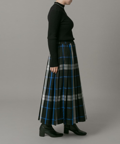 【新品タグ付き】アーバンリサーチサニーレーベル　チェックプリーツイージースカート URBAN RESEARCH Sonny Label スカート 「低身長向けも展開