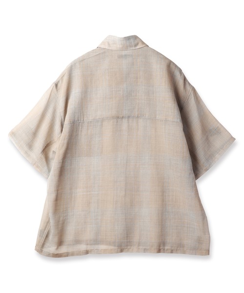 JieDa（ジエダ） シャツ 半袖 CHECK SHIRT S/S メンズ レディース
