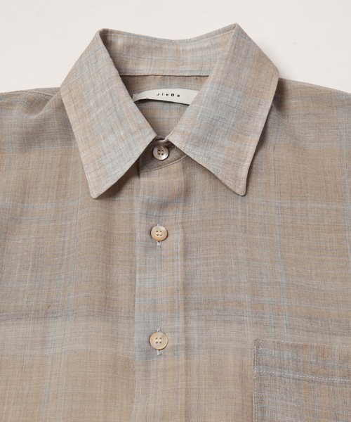 JieDa（ジエダ） シャツ 半袖 CHECK SHIRT S/S メンズ レディース