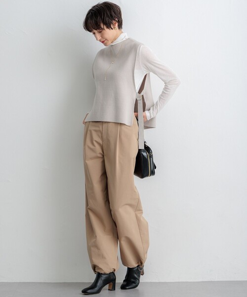 現行モデル 23区 【洗える】コットンリリー ニットベスト 極美品 入手困難 洗える】コットンリリー ニットベスト / 23区 S | ファッション