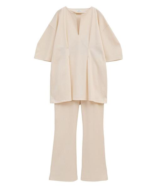 tシャツ MANOF/マノフ/WAIST TUCK SET UP レディース