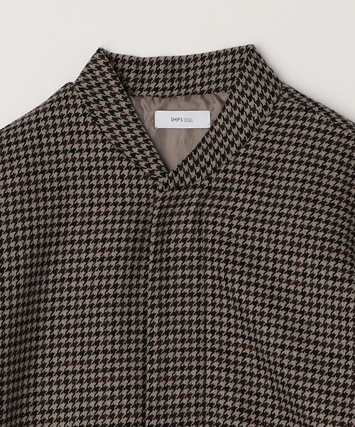 SHIPS any ブルゾン アウター any: 「手洗い可能」リラックス ツイード