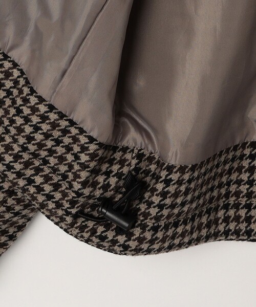 希少コラボ A.P.C ハリスツイード ジップアップツイードブルゾン ジャケット SHIPS any: 〈手洗い可能〉リラックス ツイード ジップ ブルゾン ジャケット・アウター