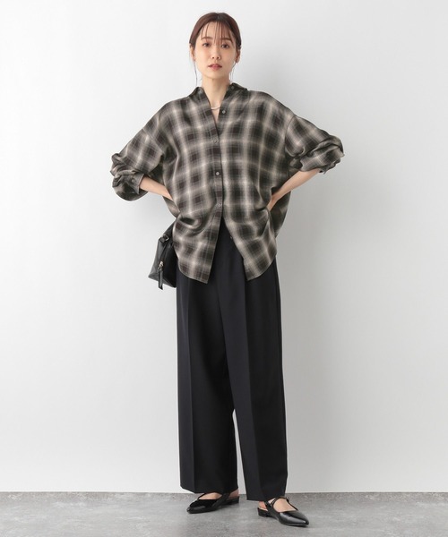 ブラウス シャツ ラメチェックシャツ/140330 レディース | GLOBAL WORK | 02