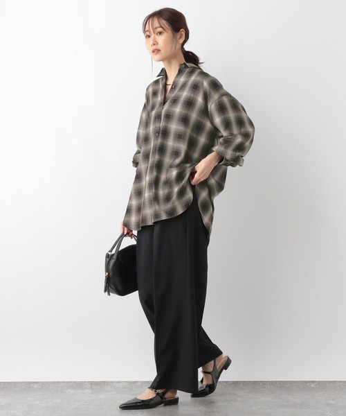 ブラウス シャツ ラメチェックシャツ/140330 レディース | GLOBAL WORK | 03