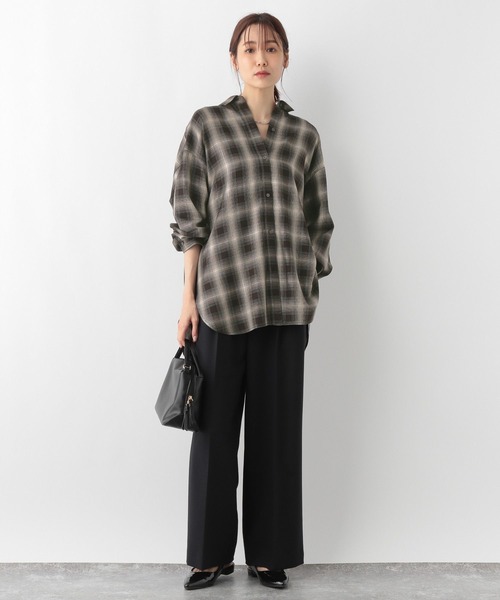 ブラウス シャツ ラメチェックシャツ/140330 レディース | GLOBAL WORK | 04
