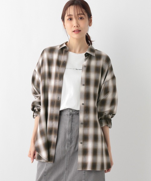 ブラウス シャツ ラメチェックシャツ/140330 レディース | GLOBAL WORK | 12