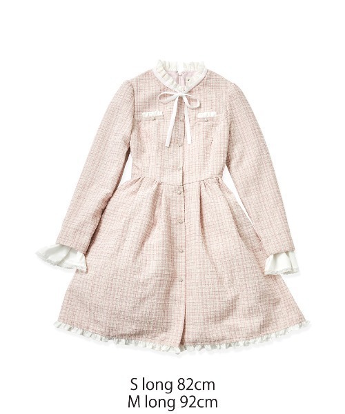 新品　mellfy memory おひめさまツイードワンピース mellfy memory（メルフィーメモリー） ワンピース Love and classy