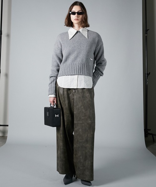 【新品】今期PRANK PROJECT ミンク加工ニット　グレー PRANK PROJECT｜ミンク加工ニット | Rakuten Fashion(楽天ファッション