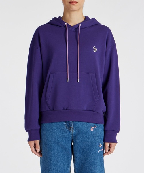 パーカー ウィメンズ ゼブラワッペン パーカ / 145409 351V レディース PS Paul Smith パーカー ウィメンズ ゼブラワッペン パーカ