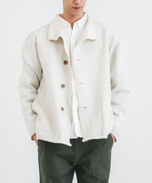 quadro ウールジャケット 20/7裏毛フル起毛カットオフジャケット（Tシャツ/カットソー