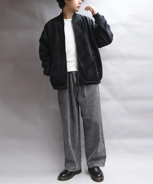 semoh ベロアジャケット ブルゾン サイズM semoh ベロアジャケット ブルゾン サイズM semoh ベロアジャケット