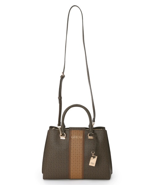 GUESS ショルダーバッグ グレー　2way ハンドバック　ゲス　レディース GUESS ショルダーバッグ バッグ SUMA Satchel レディース