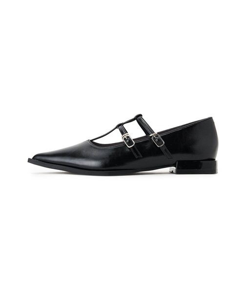 SY UNITED ARROWS パンプス 「SY」エッジピースダブルベルト