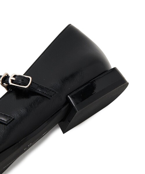 ☆美品United Arrows Tokyo ブラックエナメルフラットパンプス 1700022F0305_m1_a012.jpg